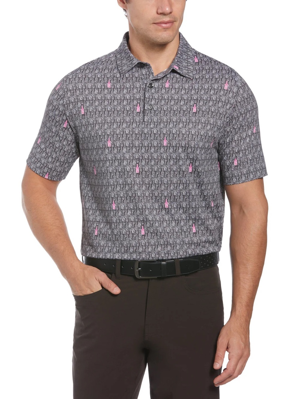 Callaway SCOTCH NOVELTY PRINT GOLF POLO Large